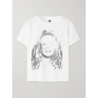 리던 RE/DONE + NET SUSTAIN + Pamela Anderson printed organic cotton-jersey T-shirt 790769905