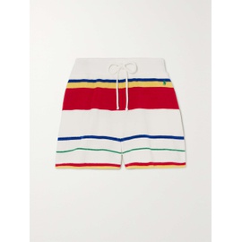 폴로 랄프 로렌 POLO RALPH LAUREN Striped cotton-terry shorts 790770559