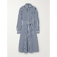 폴로 랄프 로렌 POLO RALPH LAUREN Ela belted striped cotton-poplin shirt dress 790772023