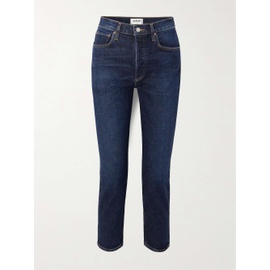 에이골디 AGOLDE Riley cropped high-rise straight-leg organic jeans 790772213