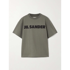 질샌더 JIL SANDER Printed cotton-jersey T-shirt 790771991