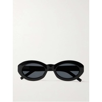 생로랑 SAINT LAURENT EYEWEAR Oval-frame acetate sunglasses 790773859