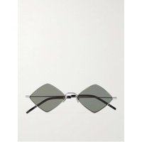 생로랑 SAINT LAURENT EYEWEAR Lisa square-frame metal sunglasses 790773857