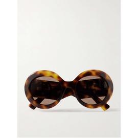 구찌 GUCCI EYEWEAR Oversized round-frame tortoiseshell acetate sunglasses 790773888