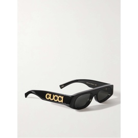구찌 GUCCI EYEWEAR Rectangular-frame acetate sunglasses 790770518