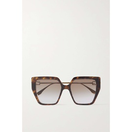 펜디 FENDI EYEWEAR Oversized square-frame acetate and gold-tone sunglasses 790700829