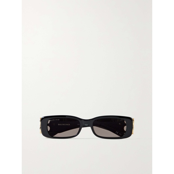  발렌시아가 BALENCIAGA EYEWEAR Dynasty BB square-frame acetate and gold-tone sunglasses 790746983