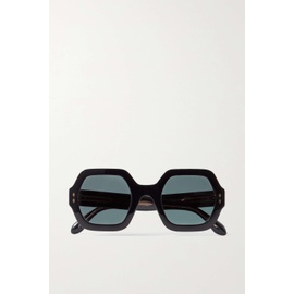 이자벨마랑 ISABEL MARANT Black Hexagon-frame acetate sunglasses 790664913