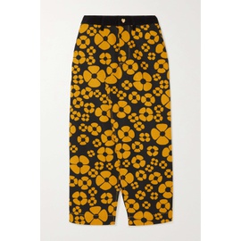 마르니 MARNI + Carhartt WIP corduroy-trimmed floral-print cotton-canvas midi skirt | NET-A-PORTER 790723374