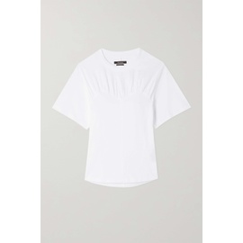 이자벨마랑 ISABEL MARANT Zazie gathered cotton-jersey T-shirt | NET-A-PORTER 790695197