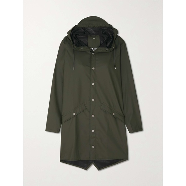  레인스 RAINS Hooded coated-shell jacket 790709306