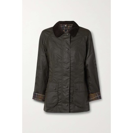 바버 BARBOUR Beadnell corduroy-trimmed waxed-cotton jacket | NET-A-PORTER 790726376