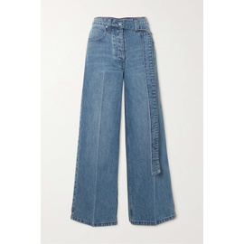 알렉산더 왕 ALEXANDER WANG Mid denim Raver belted wide-leg jeans 790685394