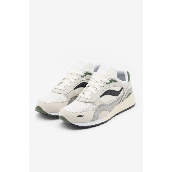 써코니 Saucony Asphaltgold Shadow 6000 Sneaker in White/Light Grey S70823-1-8