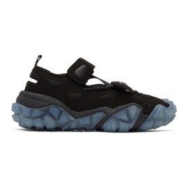 아크네 스튜디오 Acne Studios Black & Blue Velcro Sneakers 211129M237053