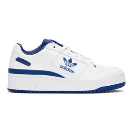 아디다스 오리지널 Adidas Originals Blue & White Forum Bold Sneakers 212751F128005