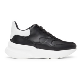 알렉산더맥퀸 Alexander McQueen Black & White Oversized Runner Sneakers 211259M237072