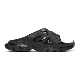 발렌시아가 Balenciaga Black Track Slide Sandals 211342F124023