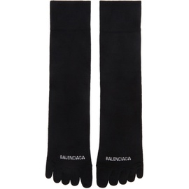 발렌시아가 Balenciaga Black Logo Toe Socks 202342F012466