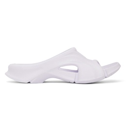 발렌시아가 Balenciaga White Mold Slide Sandals 212342M234048