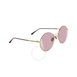 보테가 베네타 Bottega Veneta Pink Round Ladies Sunglasses BV0246S 003 57