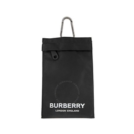 버버리 Burberry Black Logo Print Nylon Phone Case 8015034