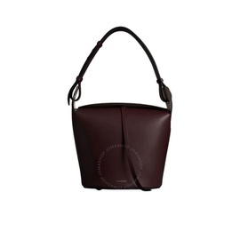버버리 Burberry Deep Claret Medium Leather Bucket Bag 4075891