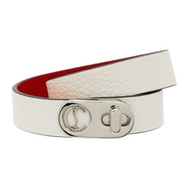 크리스찬 루부탱 Christian Louboutin White Elisa Double Bracelet 211813F007000