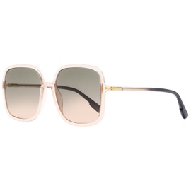 디올 Dior Square Sunglasses SoStellaire 1 1N5FF Coral-Black 59mm 6605537214596