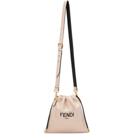펜디 Fendi Pink Drawstring Logo Bag 211693F048009