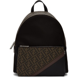 Black Forever 펜디 Fendi Fabric Backpack 202693M166144