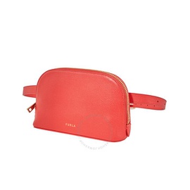 Furla Ladies Code Leather Belt Bag In Fuoco H 1056061-EAU0-Q26-09A