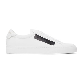 지방시 Givenchy White & Black Latex Band Urban Knots Sneakers 211278M237189