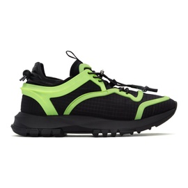 지방시 Givenchy Black & Green Spectre Cage Runner Sneakers 202278M237162