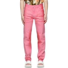 지방시 Givenchy Pink Shiny Polished Jeans 211278M186098