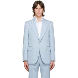 지방시 Givenchy Blue Wool Classic Fit Blazer 202278M195241
