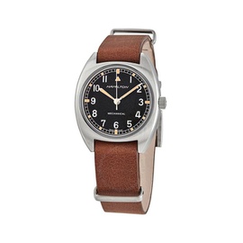 Hamilton Khaki Pilot Pioneer Hand Wind Black Dial Mens Watch H76419531