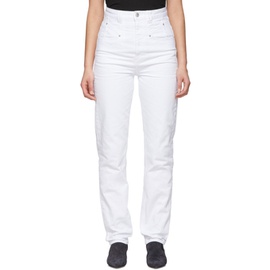 이자벨마랑 Isabel Marant White Dominic Jeans 201600F069104