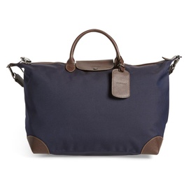 Longchamp Boxford Canvas & Leather Travel Bag_BLUE 5391177_BLUE