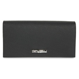 Longchamp Roseau Leather Continental Wallet_BLACK 5947235_BLACK