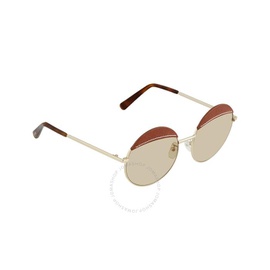 로에베 Loewe Round Stitch Ladies Gradient Sunglasses LW40007U33N58