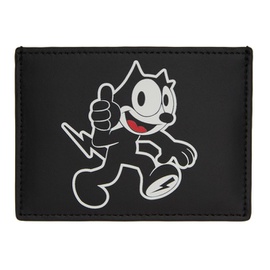 닐바렛 Neil Barrett Black Felix The Cat 에디트 Edition Leather Card Holder 212368M163002
