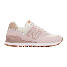 뉴발란스 New Balance Pink 574 Sneakers 221402F128255