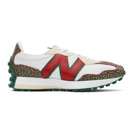 뉴발란스 New Balance White & Red 카사블랑카 Casablanca 에디트 Edition 327 Sneakers 211402F128081