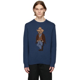 폴로 랄프 로렌 Polo Ralph Lauren Blue Polo Bear Sweater 221213M201004