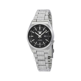 Seiko Series 5 Automatic Date-Day Black Dial Mens Watch SNK567J1
