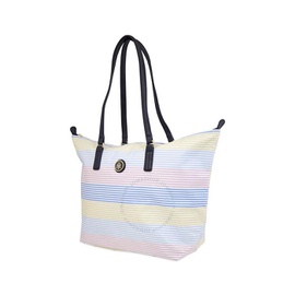 Tommy Hilfiger Multicolor Nylon Tote With Striped Print AW0AW06864901