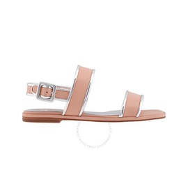 Tory Burch Delaney Double Strap Flat Leather Sandals 47457-258 258