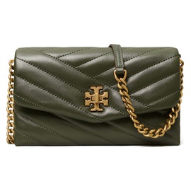 Tory Burch Kira Chevron Quilted Leather Wallet on a Chain_SYCAMORE / ROLLED GOLD 5913916_SYCAMORE / ROLLED GOLD