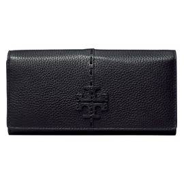 Tory Burch McGraw Leather Envelope Wallet_BLACK 6860431_BLACK